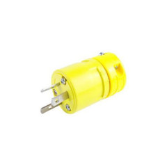 Molex 1407, 125/250 VAC, 10/15 A, 3-Pole, 3-Wire, Non-NEMA, Wiring Dvc Plug, 1pc