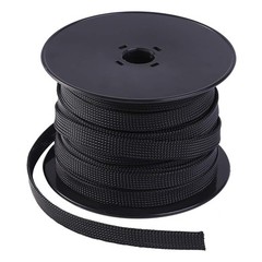 5/10M PET Braided Sleeve Cable Management Sleeving Wire Loom Cord Covers Tubing