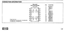 (1) RC3403ADB RC3403A Raytheon Ground Sensing Total Quad Operational Amplifier