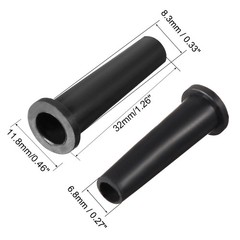 15Pcs 7.5-4.5mm ID Strain Relief Cord Boot Protector Cable Sleeve