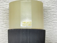 Hubbell HBL2313 20 A Amp 125 V VAC Receptacle 2 P 3 W New