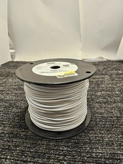 Del City Primary Wire 14 AWG, White, 500 FT, 60V DC, PVC, 1114502