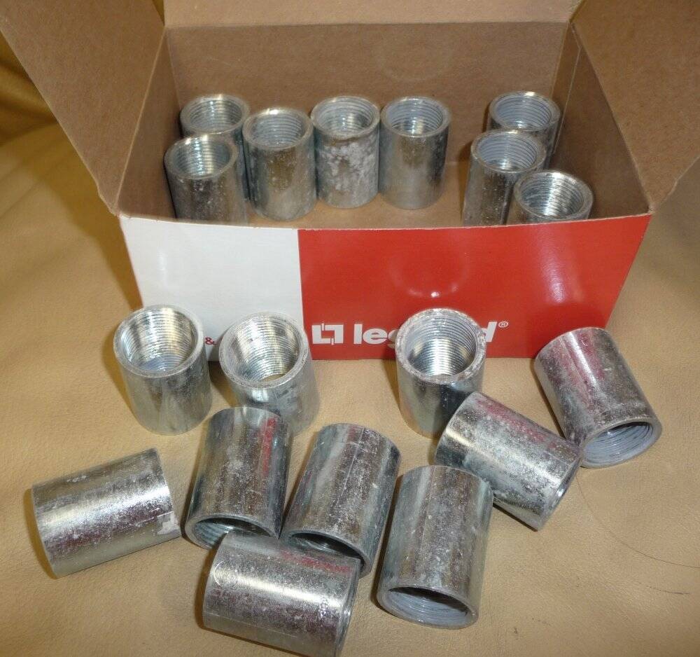 (17) Rigid Metal Conduit RMC IMC Threaded Coupling 3/4″ New Old Stock