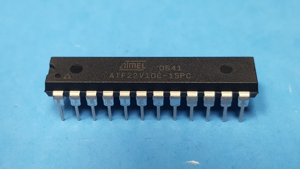 ( 4pcs ) IC , ATF22V10C-15PC, ATMEL, EFlash PLD, 15ns, PAL-Type, CMOS, PDIP24