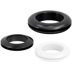 3-80mm ID,Rubber Grommet Firewall Hole Plug Electrical Wire Gasket Open Grommets