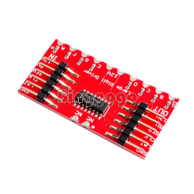 TPIC6C596 8-Bit Shift Register Digit Driver DC 5V for 7-Segment Digital Display
