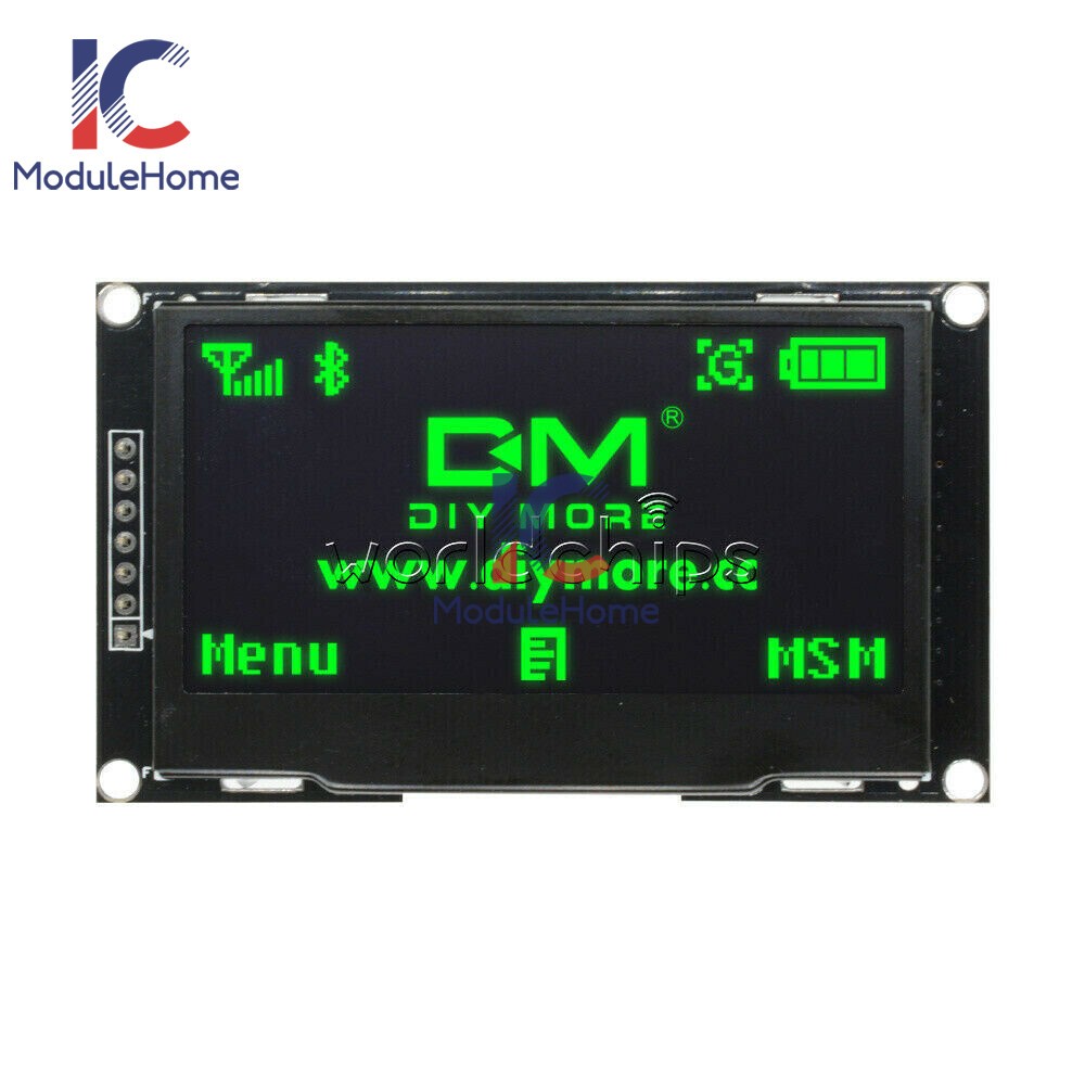 Blue/Green/Yellow/White 2.42″ inch OLED Display SSD1309 128×64 SPI Serial Port