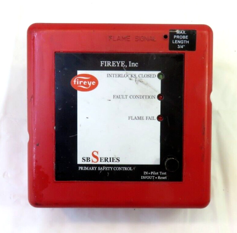 FIREYE Veri-flame SB560532AA Primary Safety Control, FOR PARTS/ REPAIR