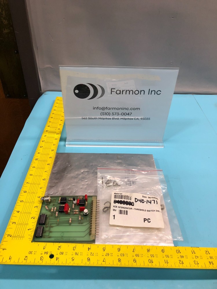 Huttinger D40-1471 PCB Integrator Threshold Switch, PCB, 188811