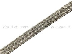 MBN0.13SV 1/8″ Tinned Copper Metal Braided Sleeving For Cable Shield,Silver USA
