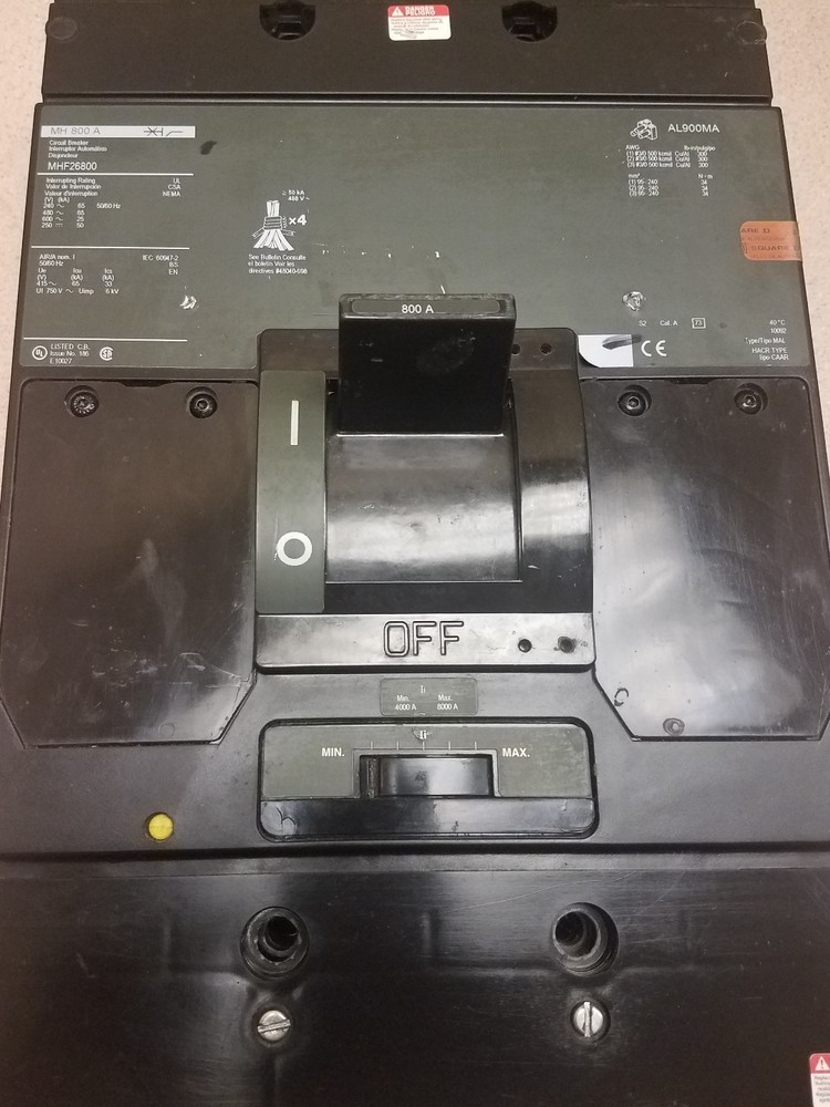 MHF26800 120/240VAC 800A 1Phase 3Wire Meter Center Circuit Breaker WARRANTY