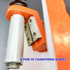 PPR PE PVC Pipe Fittings PE Chamfering Machine Chamfering Blade Thickening
