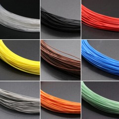 30AWG PTFE Silver Plated Copper Cable Wire Flexible Stranded Wire 300V For Audio