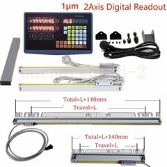 2/3 Axis High Precision Digital Readout 1μm TTL Linear Scale Encoder Grinder Kit
