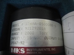 MKS baratron 124AA-05000BB-S, 2000 Torr, S201A