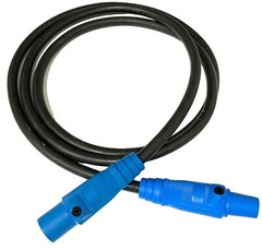 HUBBELL CAM LOCK #2 Generator Power Cables 25′ EA M TO F 5 CABLE SET
