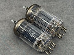 (2) Tung-Sol JTL-5687 Mil Spec Vacuum Tubes Black Plates Test NOS Amplitrex