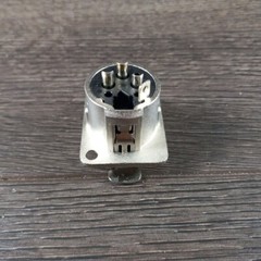Neutrik XLR 3-Pin Panel Connector Female 4 Pack