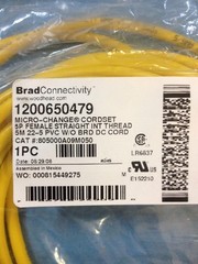 NEW – BRAD HARRISON / BRAD CONNECTIVITY Micro Change Cordset 805000A09M050