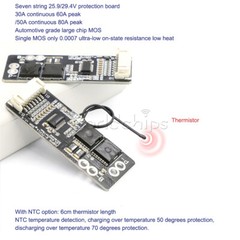 6S 30A/7S 30A/6S 50A/7S 50A with NTC Ternary Li-ion Battery Protection Board