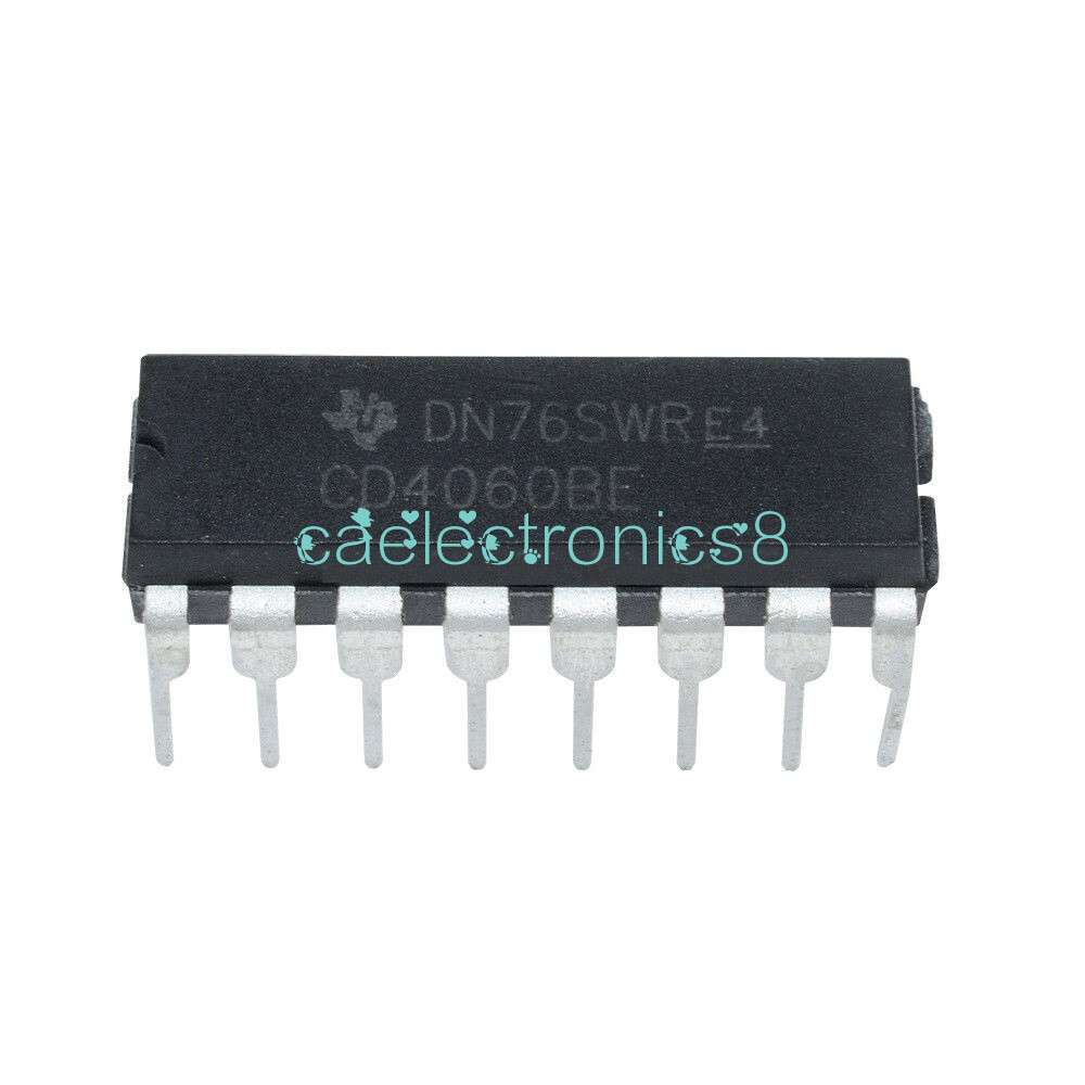 20PCS CD4060BE CD4060 Ripple Carry Binary Counter IC DIP-16 pin Low Power