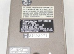 Matsushita Panasonic WV-BL604 CCTV Security Camera NO Lens 24VAC 60Hz 6W