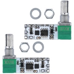 2Pcs DC 3.7V-24V LED Mini Dimmer Constant Voltage Module Knob Potentiometer NEW