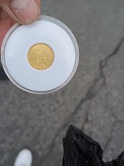 1909 indian head 2.50 gold coin