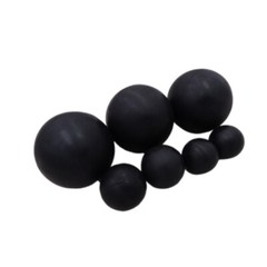 Black Solid Nitrile Rubber Balls 4mm 4.5mm 4.76mm 5.3mm 6mm 6.35mm 6.7mm -12.7mm