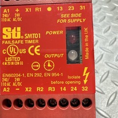 STI FAIL SAFE TIMER Type SMT01 EN 60204-1 EN 292 EN 954-1