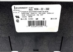 BURNDY, BDA-22-350, LOT OF 2, VERSI-POLE POWER DISTRIBUTION BLOCK, 600V, NEW