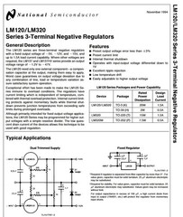 2pcs National LM320MP-12 0.5Amp -12VDC Negative Voltage Regulators – TO-202 Case