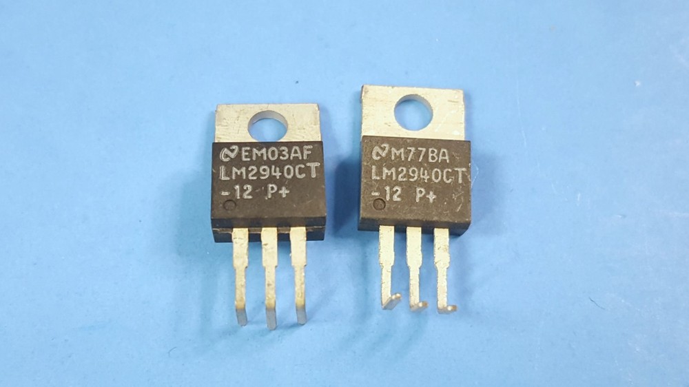 4Pcs- Fixed Positive LDO Regulator, LM2940CT-12, NSC, 12V, Bipolar