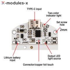 Type-C Table Lamp Circuit Board USB Charging Three Gear Stepless Control Module
