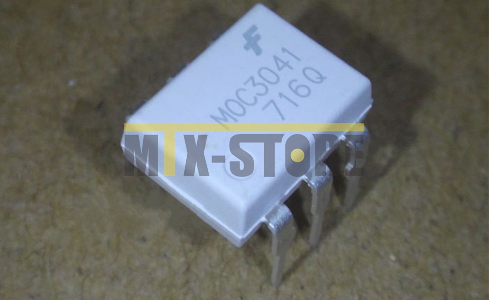 50pcs MOC3041M PDIP-6 400V Zero Crossing Triac Driver Output OptocouplerBest Off