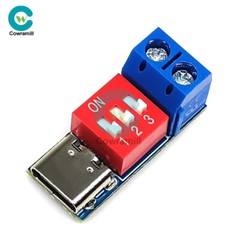 PD Decoy Fast Charging Trigger Module Adjustable Voltage 5V 9V 12V 20V Type-C 5A