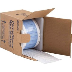 Brady PS-250-150-WT-S PermaSleeve 1/4″Dia x 1.5″ Heat Shrink Wire & Cable Labels
