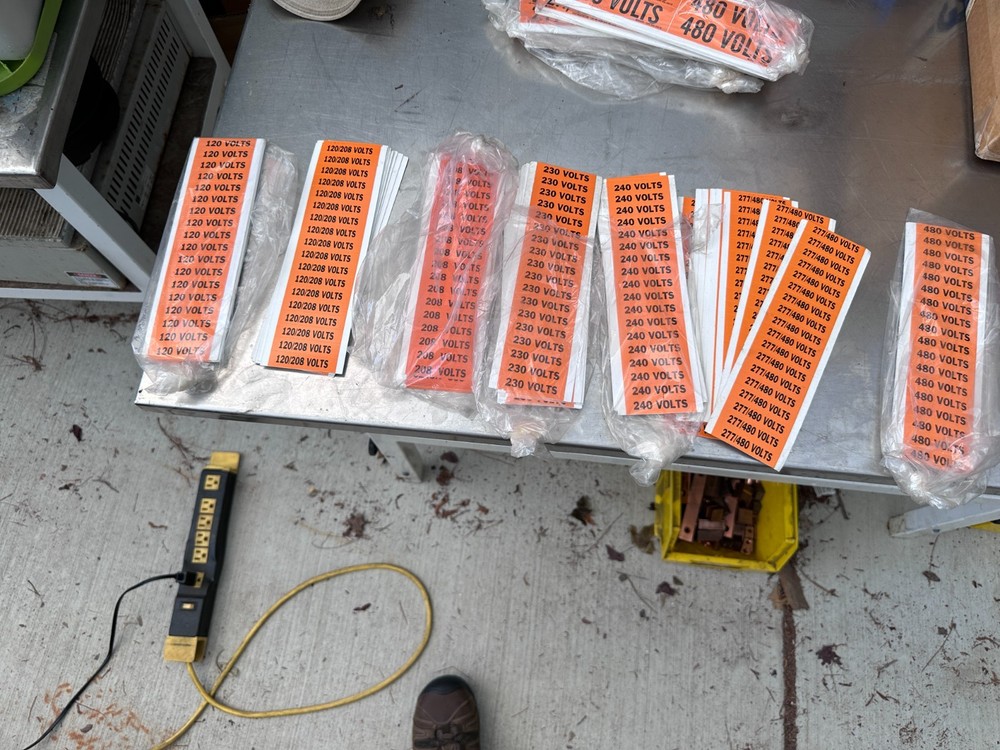 Brady Voltage Marker Tag Cards 6GX76/6GX77/6GX79/6GX80/6GX95/6GX84 (Lot of Many)