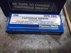 NIB THOMAS & BETTS WPR-125A WIRE MARKER ROLL (WL67-1)