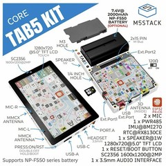 M5Stack Tab5 IoT Development Kit (ESP32-P4) SKU: K145