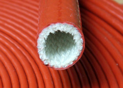 Silicone Coated Fibreglass Heat / Fire Sleeve 4mm – 70mm ID Protection Sleeving