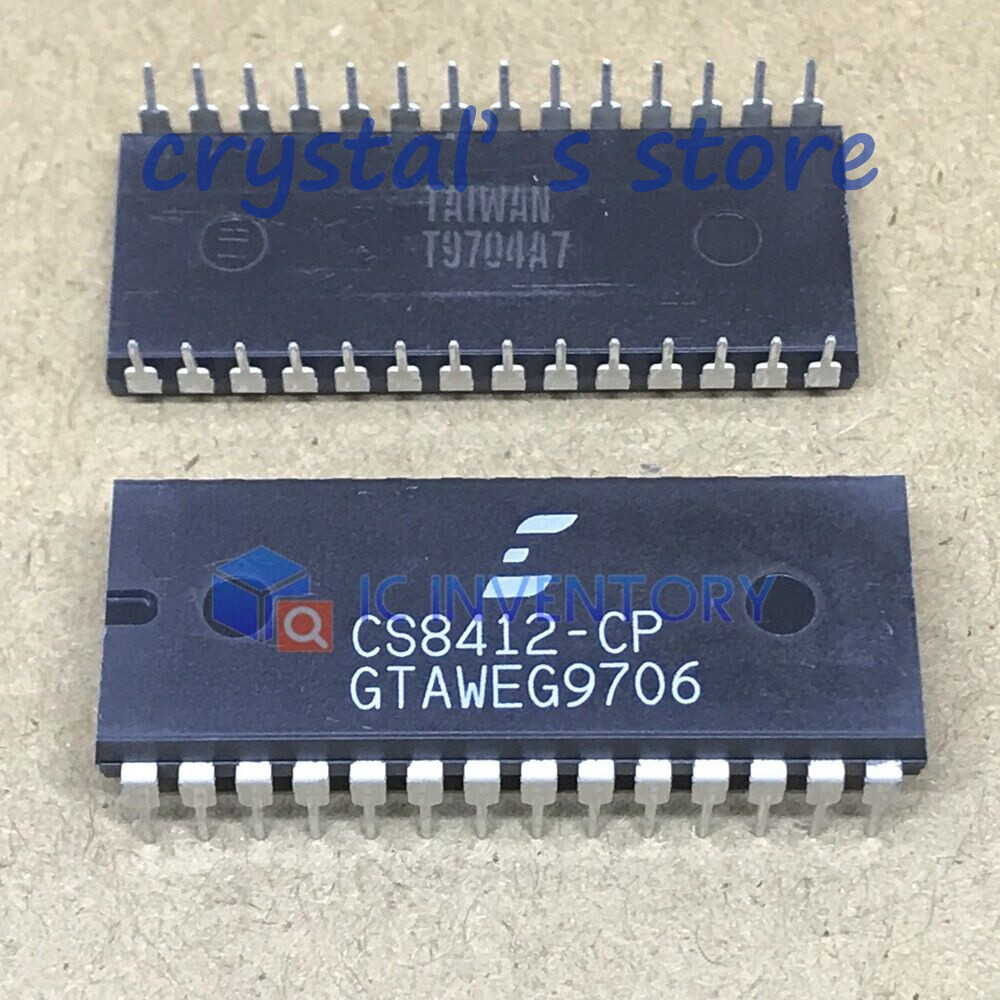 1PCS AUDIO INTERFACE RECEIVER IC CIRRUS LOGIC DIP-28 CS8412-CP CS8412CP