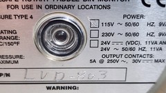 Omega LVD-803 Failsafe Rotary Paddle Bin Monitor 115V