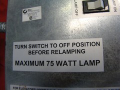 NEW OTIS ELEVATOR AUXILIARY WORK LIGHT 17-AAA25580BJ4 SHOP GARAGE COMMERCIAL