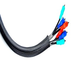 3/8″ 100ft Expandable Braided conduit Wire Cable Weave Sleeve hose cover tube US