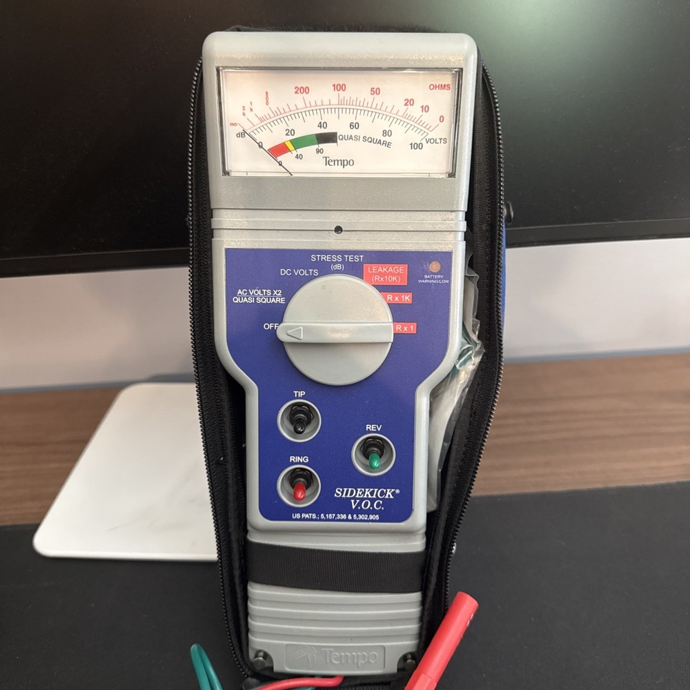 Tempo 1137-5002 Sidekick T&N Tester Works Stress Leakage Loop Coil detect qualif