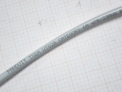 Panduit PUP6HD04IG-G Cat6A UTP Vari-MaTriX HD Network Cable Plenum CMP Gray/50ft