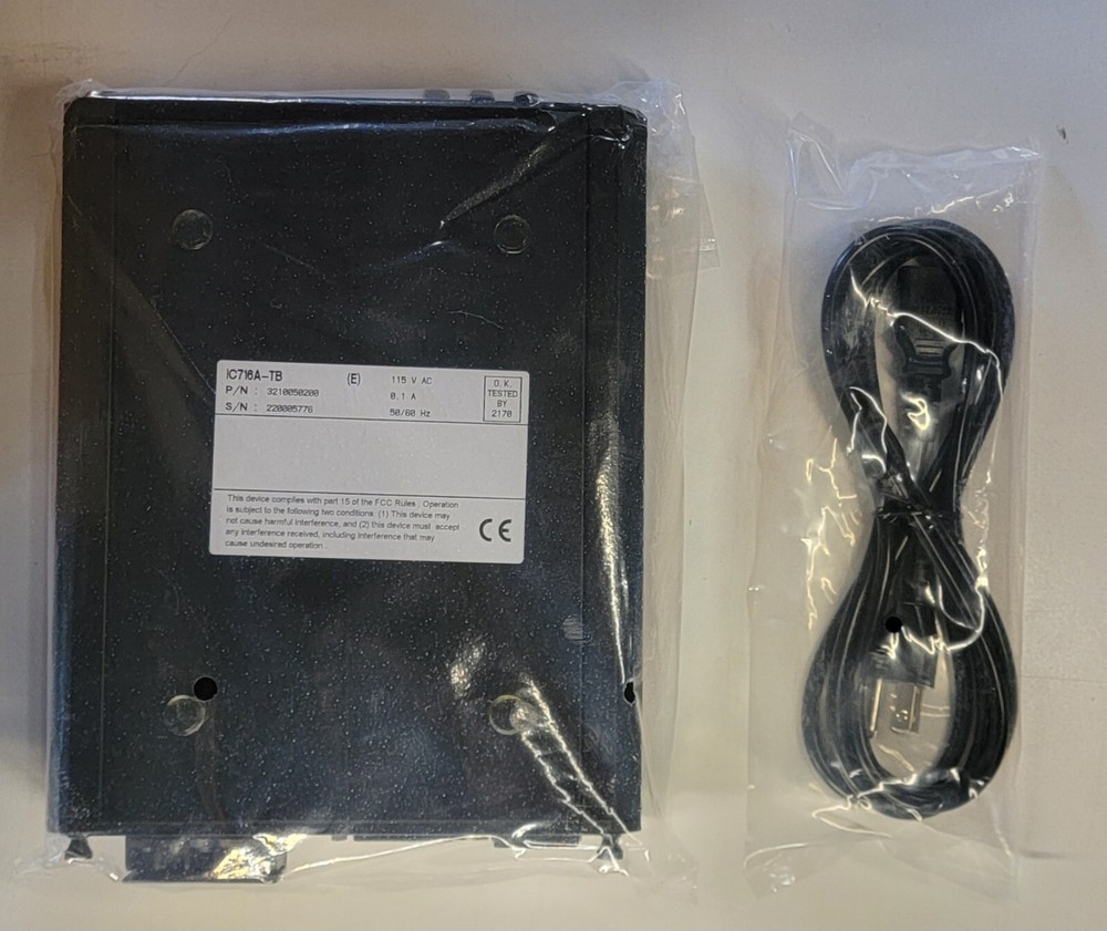 Black Box IC716A-TB G.703 Rate and Interface Converter V.24 to G.703 NOS