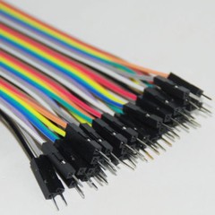 10/20cm 40p Dupont Jumper Wire Cable Connector 2.54mm M-M F-F M-F Test Line