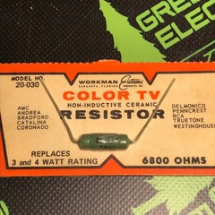 20-030 – WORKMAN – 3+4W RATING 6800 OHM RESISTOR